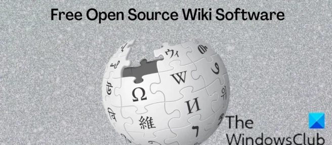 Beste kostenlose Open-Source-Wiki-Software für Windows 11/10