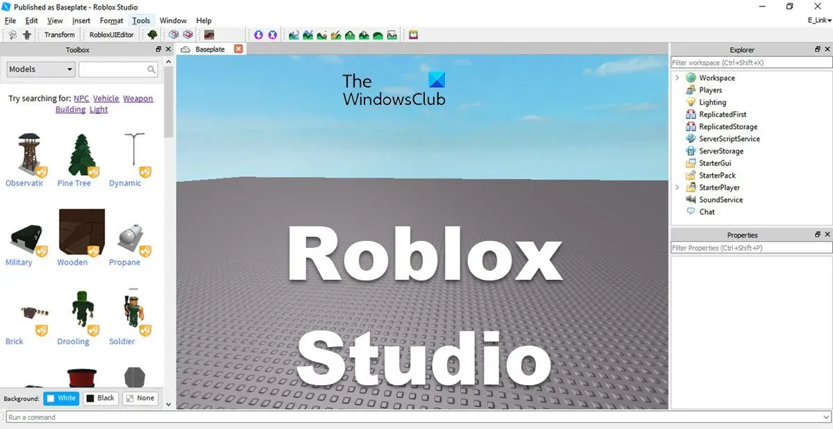Was ist Roblox Studio und wie richtet man es in Windows 11/10 ein
