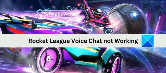 Rocket League Voice-Chat funktioniert nicht auf PC oder Xbox