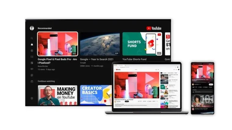 Das neue Design von YouTube Material You steht jetzt allen Nutzern zur Verfügung