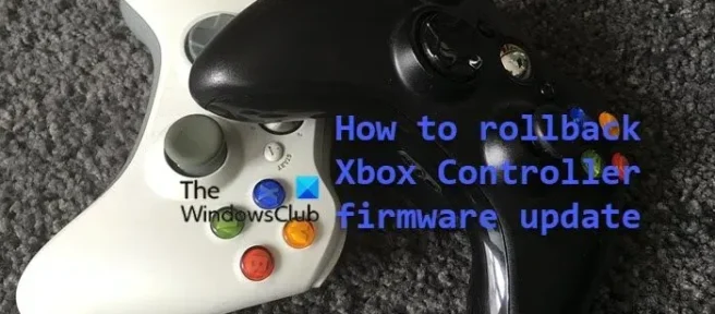 So machen Sie ein Firmware-Update für den Xbox-Controller rückgängig