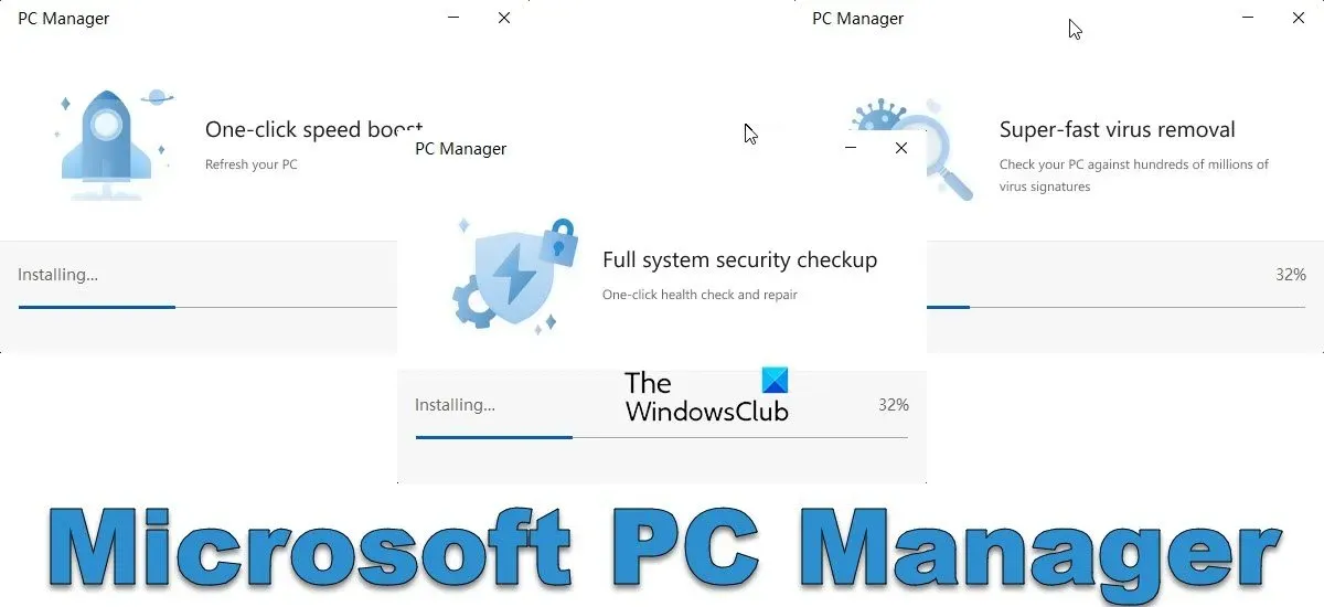 Microsoft PC Manager ist ein Ein-Klick-Optimierer für Windows 11/10.