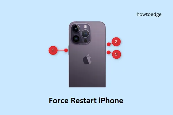 Cómo forzar el reinicio del iPhone 14