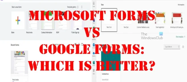 Microsoft Forms vs Google Forms: ¿Cuál es mejor?