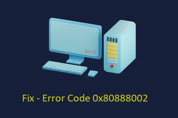 Cómo resolver el código de error 0x80888002 en Windows 11