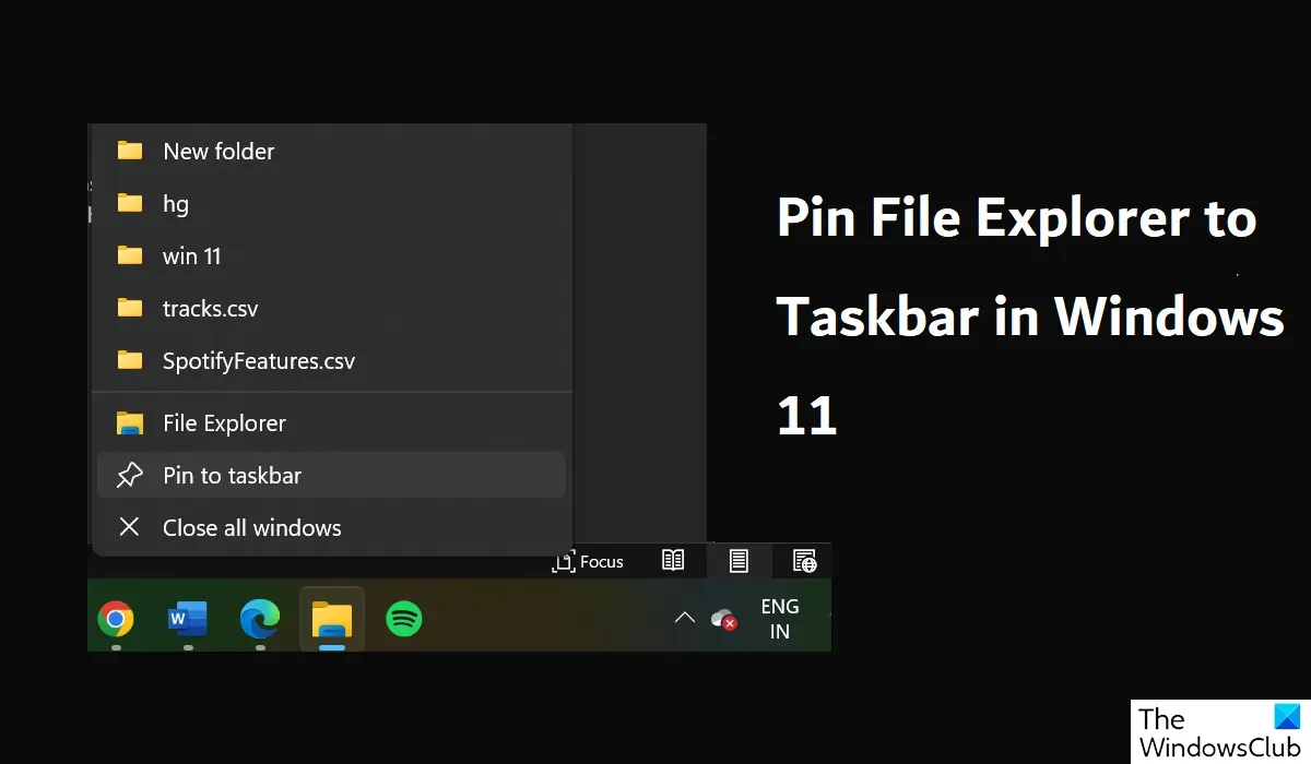 Cómo anclar el Explorador de archivos a la barra de tareas en Windows 11