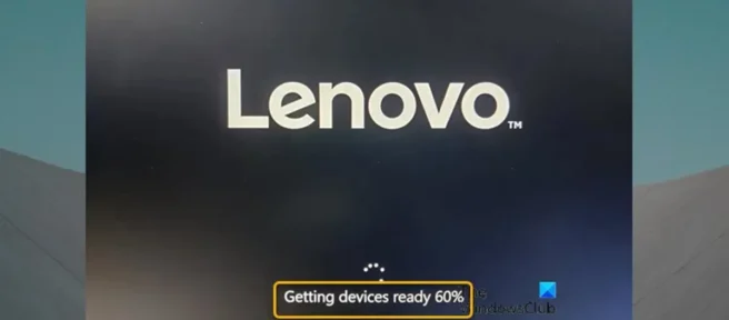 La computadora se congela en la pantalla «Preparando dispositivos para su uso»