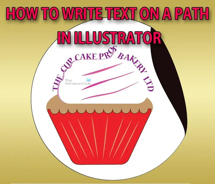 Cómo escribir texto en una ruta en Illustrator