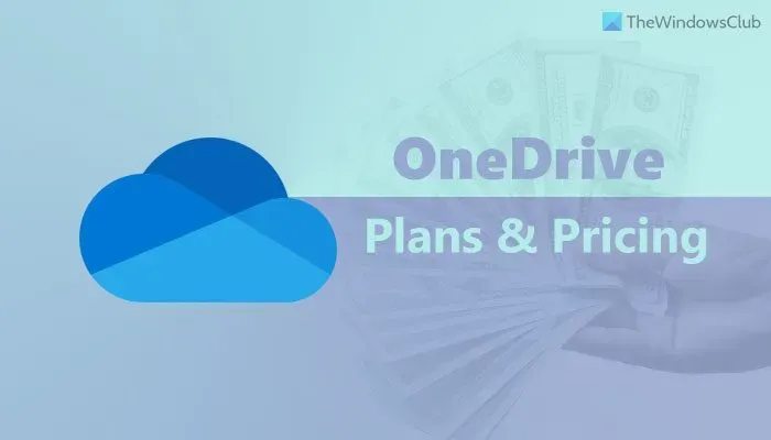 Planes de precios de OneDrive: todo lo que necesita saber