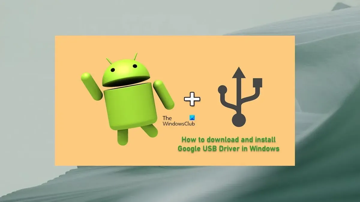 Comment télécharger et installer le pilote USB Google sous Windows 11/10