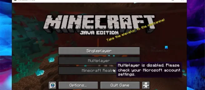 Le multijoueur Minecraft ne fonctionne pas sur PC