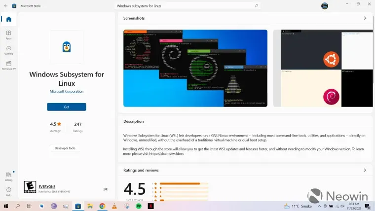 Le sous-système Windows pour Linux est désormais disponible publiquement dans le Microsoft Store.