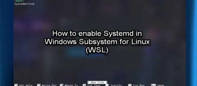 Linux(WSL)용 Windows 하위 시스템에서 Systemd를 활성화하는 방법