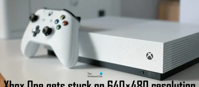 Xbox One이 640×480 해상도에서 멈춤