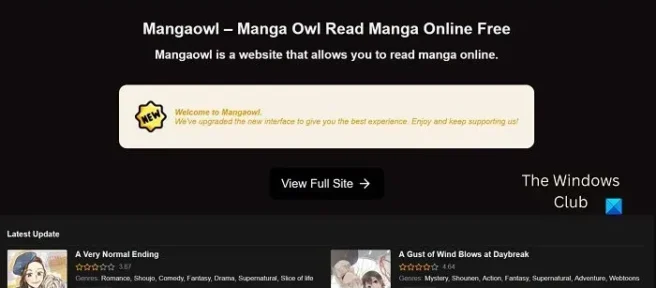 MangaOwl 다운 또는 작동하지 않음; 수정하고 액세스하는 방법은 무엇입니까?