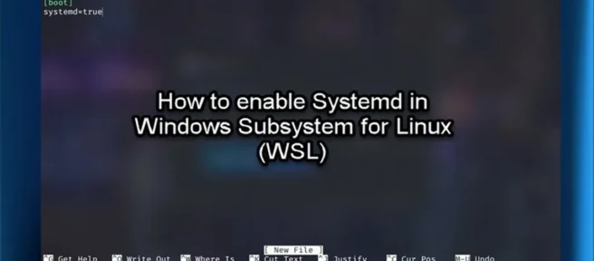 Systemd inschakelen op Windows-subsysteem voor Linux (WSL)