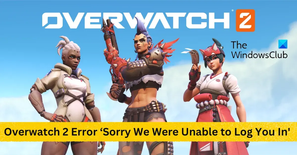 Overwatch 2-fout: Sorry, we konden niet inloggen