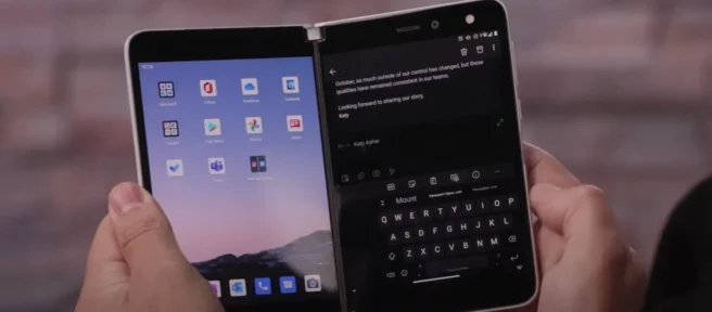 Microsoft opatentowuje smartfon Surface Duo 3 z systemem Android i konstrukcją Galaxy Z Fold 4