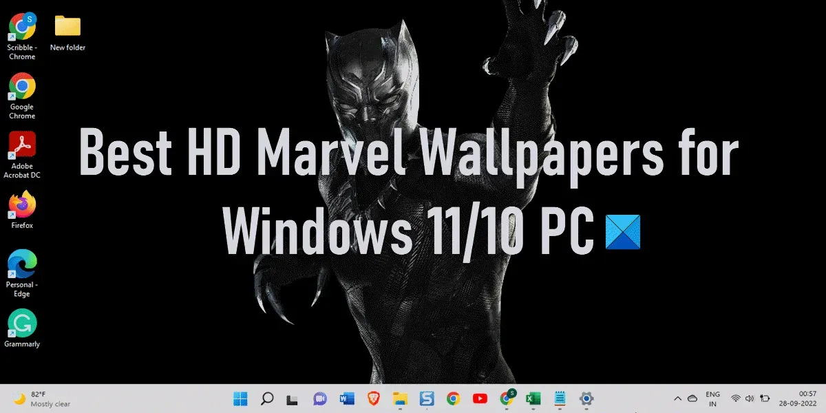 Najlepsze tapety Marvel HD na komputer z systemem Windows 11/10