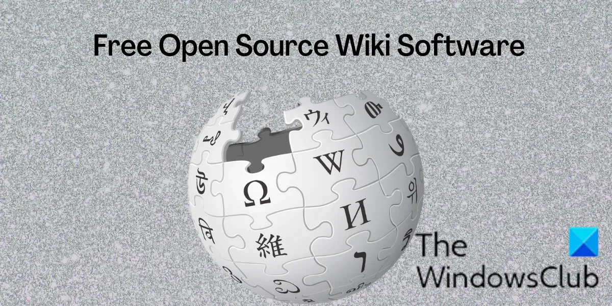 Najlepsze darmowe oprogramowanie typu open source Wiki dla systemu Windows 11/10