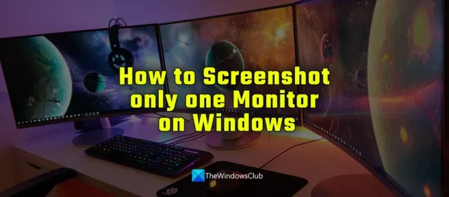 Jak zrobić zrzut ekranu tylko jednego monitora w systemie Windows 11/10?
