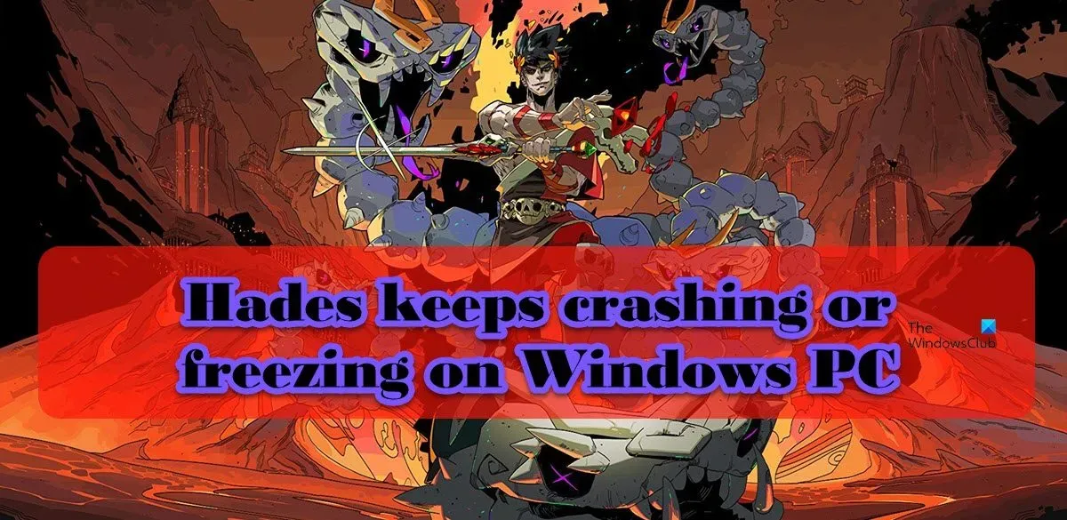 Hades continua congelando no Windows PC