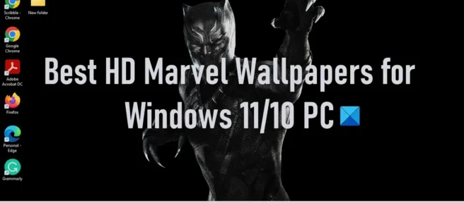 Melhores papéis de parede HD da Marvel para PC com Windows 11/10