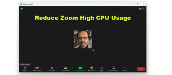 如何減少 Zoom 的高 CPU 使用率