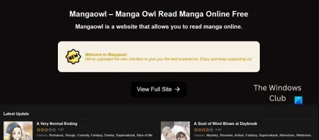 MangaOwl 宕機或不工作；如何修復和訪問它？